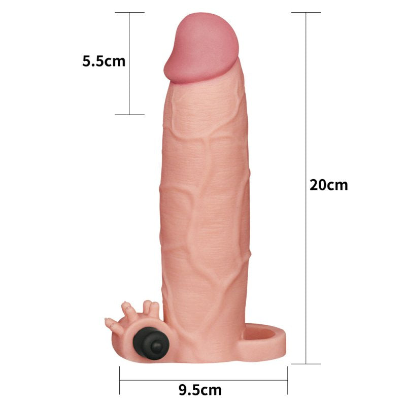 vibrating penis sleeve - add girth and vibration