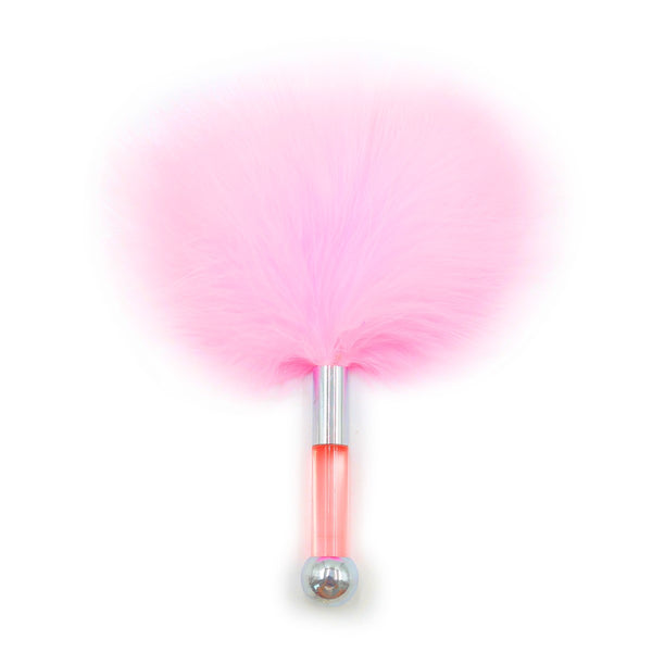 Pink feather tickler - fetish - tickler - cute tickler