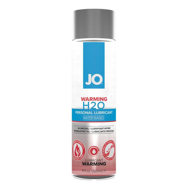 JO Warming H2O Lube 4oz-Lubricant-The Love Zone